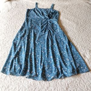 Chelsea 28 maxi dress in blue dainty floral Size XXL NWT